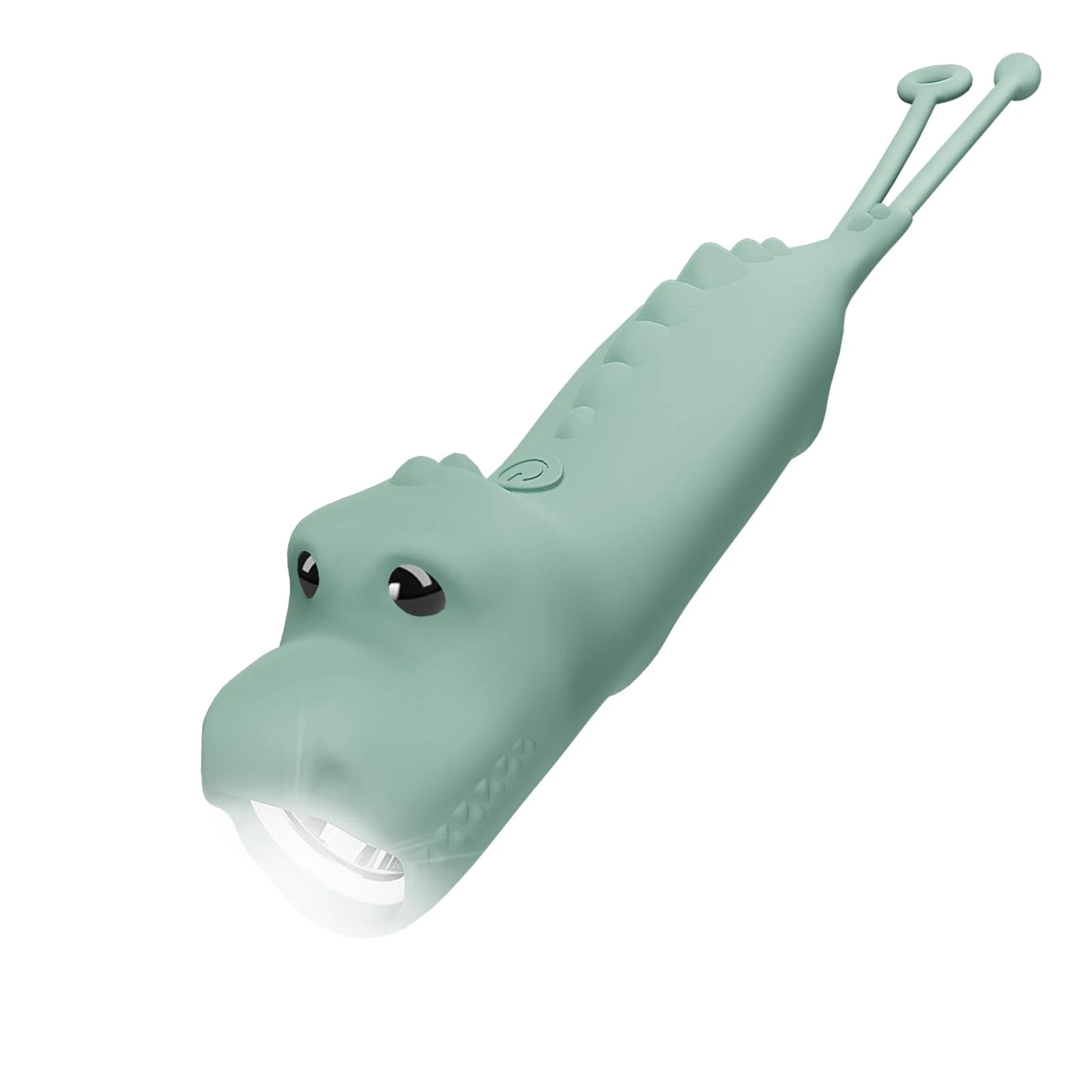 ZKLiLi Dinosaur Outdoor Children Flashlight Rechargeable, Fun and Lightweight Flashlight Suitable for Camping and Outdoor Exploration, Dog Walking, Birthday Gift