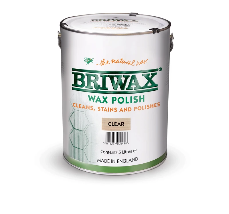 Briwax Wax Polish Clear 5ltr