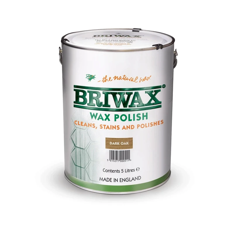 Briwax Wax Polish Dark Oak 5ltr