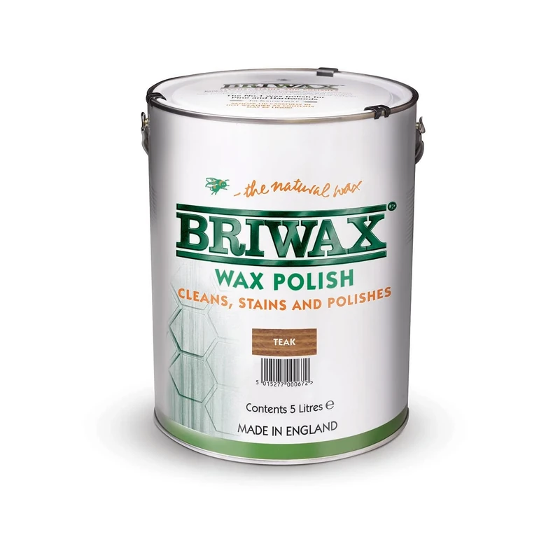 Briwax Wax Polish Teak 5ltr