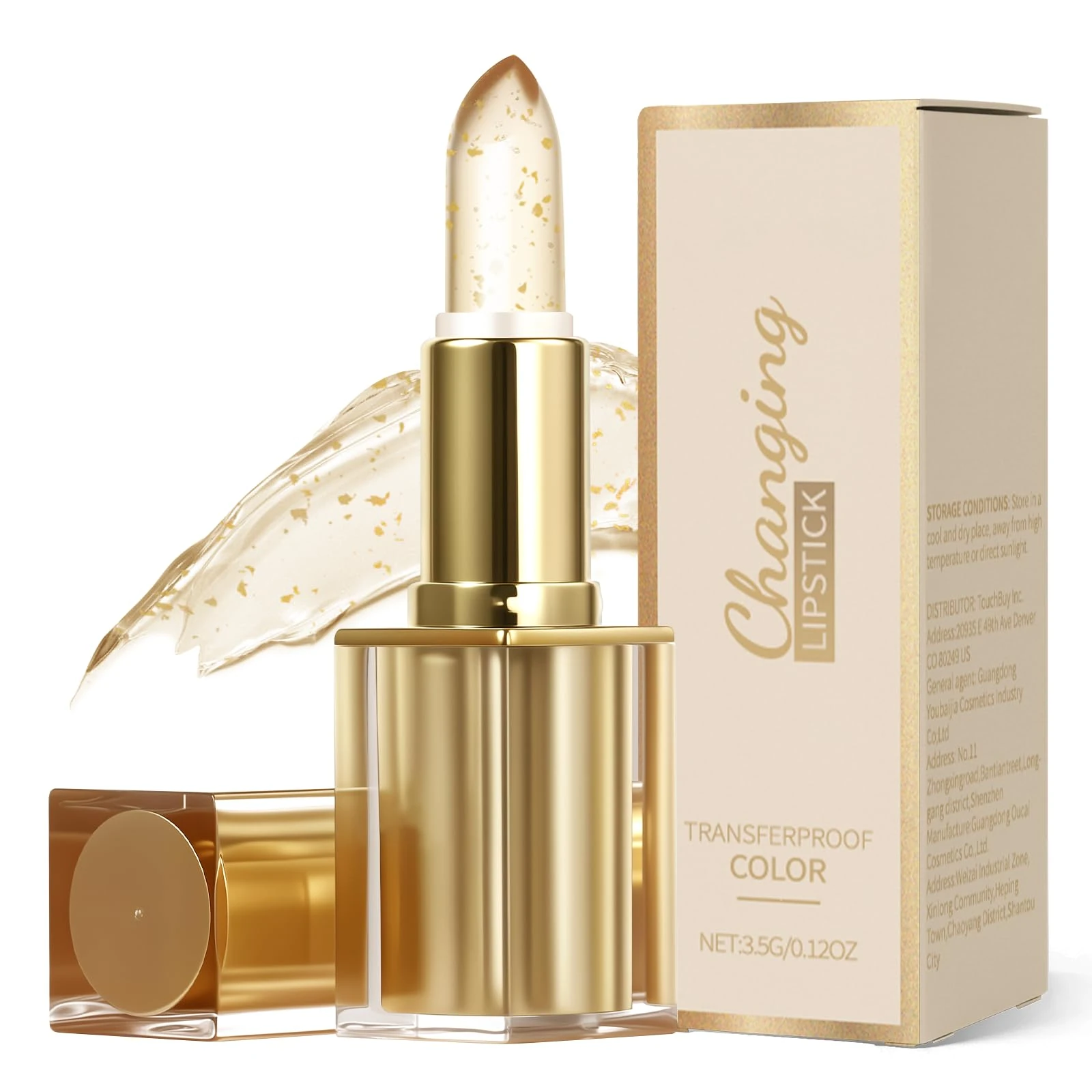 Fenvio Truetone - PH Adjusting Lipstick, All-Day Wear Crystal Moisturising Transfer Proof Colour Changing Lipstick, Shade in 30 Seconds Flatters Every Skin Tone（2PCS）