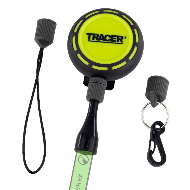 Tracer Retractable Pencil Holster - Belt Clip, Carabiner & Lanyard