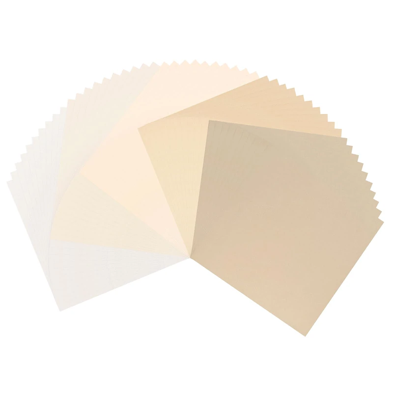 Vaessen Creative Kraft Paper 12 x 12-100 Sheets of 300 GSM - Smooth & Brown - for Crafts, Scrapbooking, Card Making, Envelopes, Journaling and Labels - Image 1