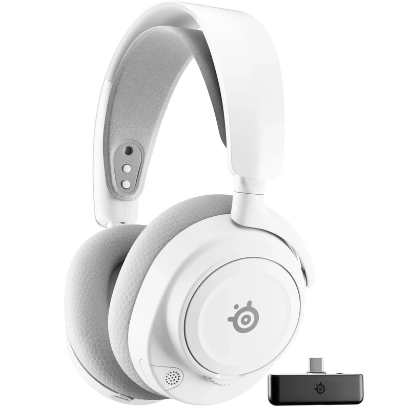 SteelSeries Arctis Nova 7X Wireless Gen 2 - Xbox Headset - Gaming Headset - Mobile App Control - 50+ HR with Fast Charge - Compatible with Xbox PC, Switch & More - Mixable 2.4GHz/Bluetooth - White