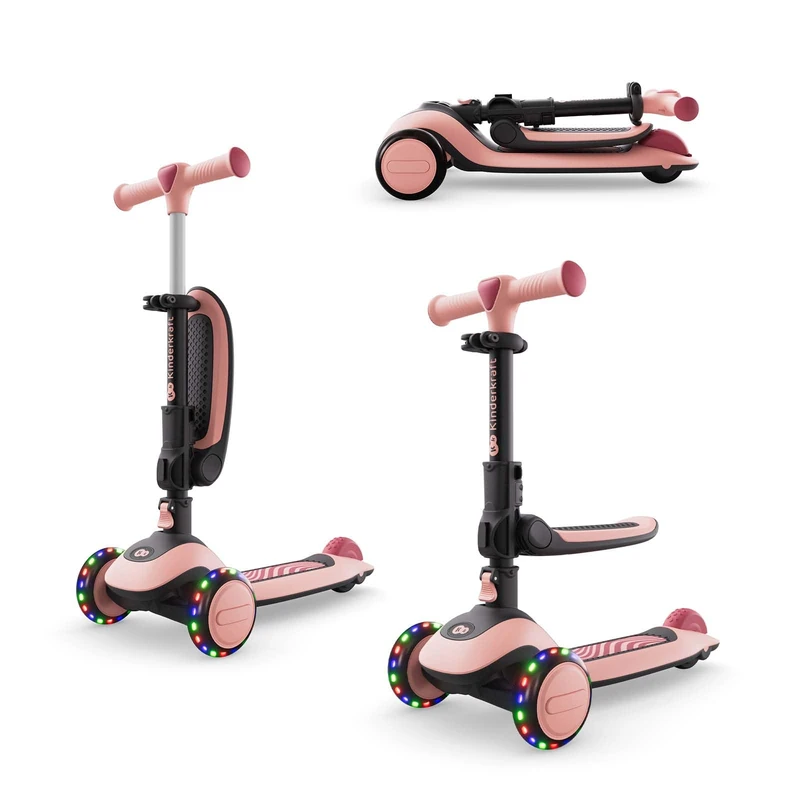 Kinderkraft Halley 2 Pro, Scooter, Pink