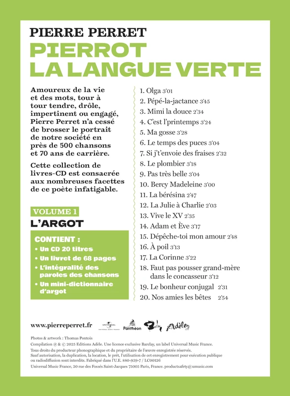 Pierrot - la Langue Verte - Image 1