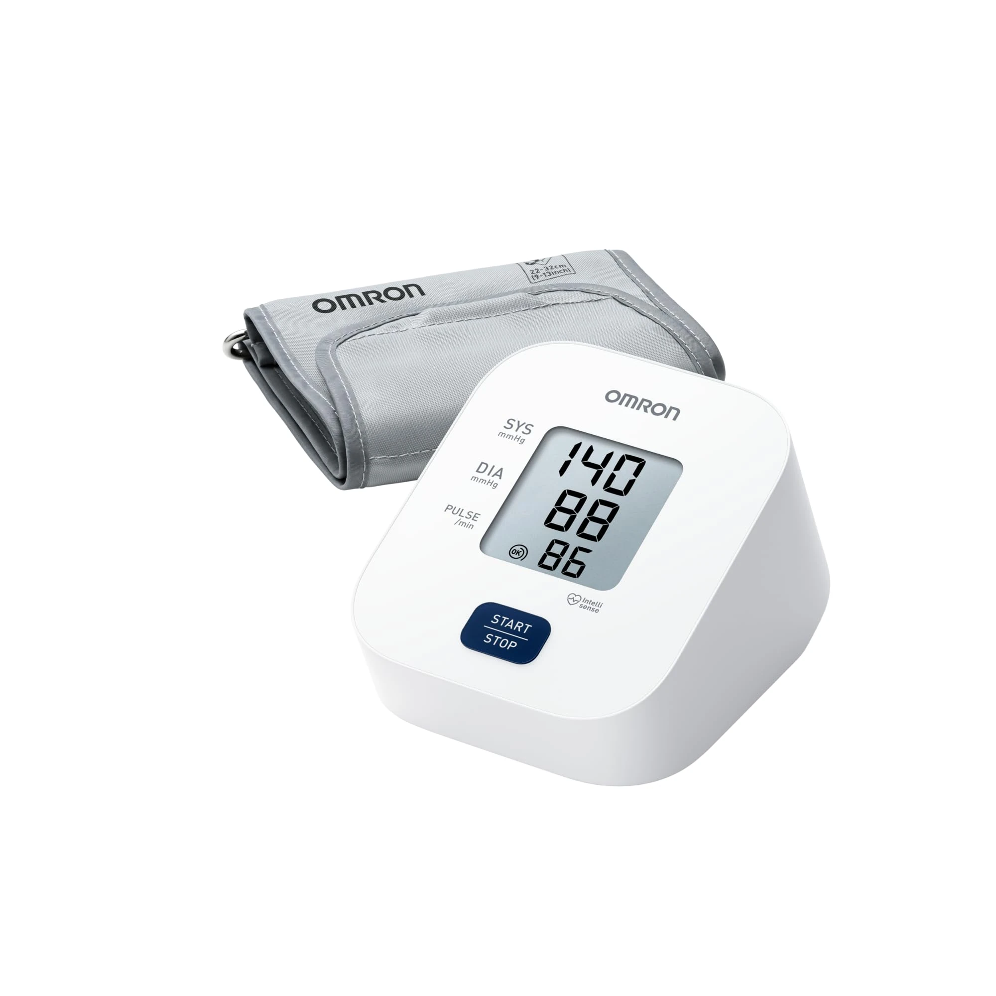 OMRON M1 Basic Automatic Upper Arm Blood Pressure Monitor, Clinically validated BP Monitor for Home use, BP Machine with BP Cuff 22-32 cm, One Touch Measurement