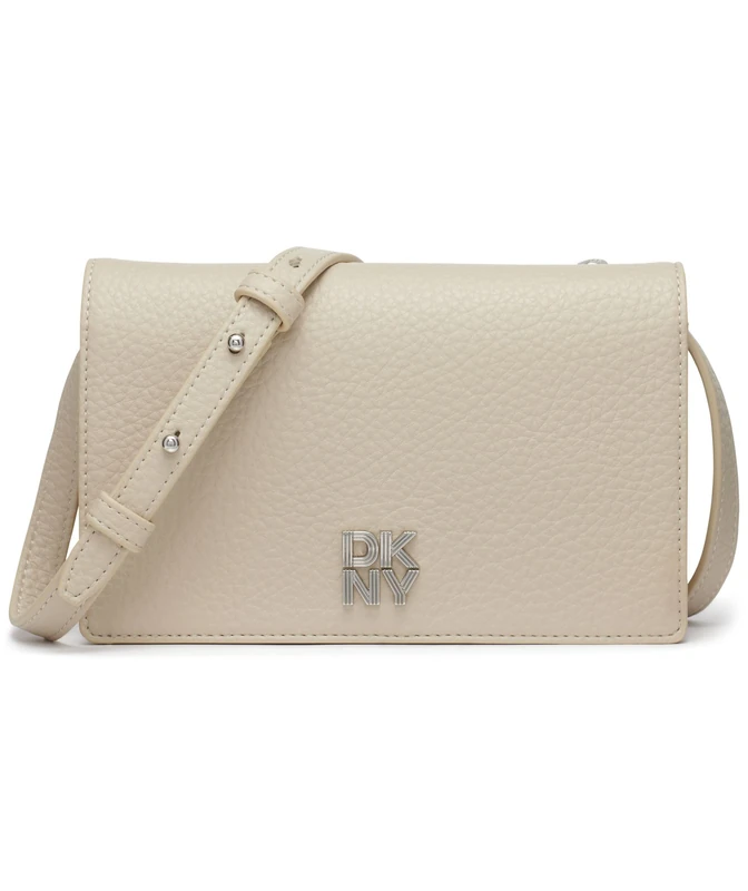 DKNY Women's ETTA Wallet On A String, Light Taupe - Image 1