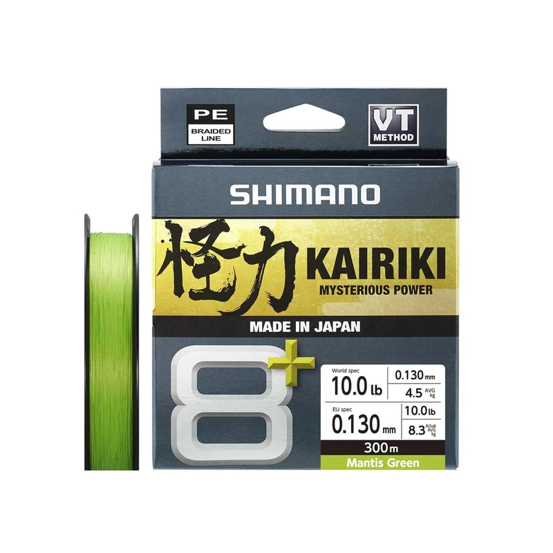 Line Kairiki 8+ - 300m 0.13mm 9.1kg M. Green