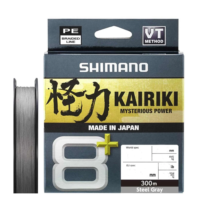Line Kairiki 8+ - 300m 0.16mm 11.1kg Grey - Image 1