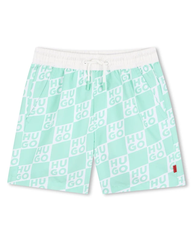 HUGO Swim Shorts Boy's, Green, 16 Years - Image 1