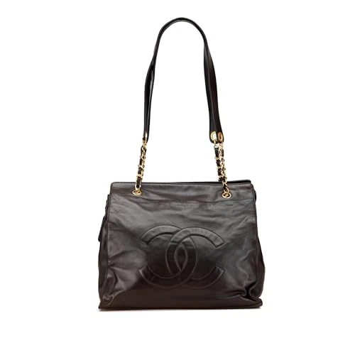 Chanel Pre-Loved CC Lambskin Chain Tote