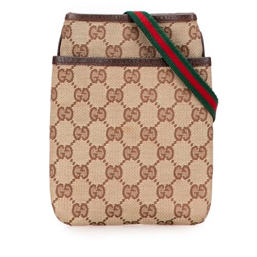 Gucci Pre-Loved GG Canvas Web Crossbody