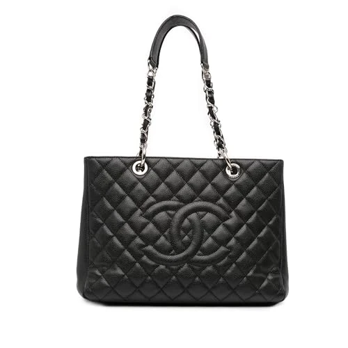Chanel Pre-Loved Caviar Grand Shopping Tote