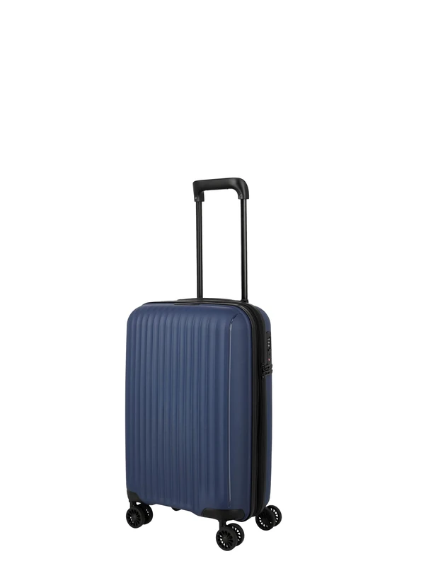 travelite Skymate 4-Wheel Suitcase for Air France, KLM + ITA, Integrated TSA Combination Lock, Hard Trolley Suitcase Compact with Volume Extension, 55 x 35 x 23 cm, 40 L, 1.9 kg