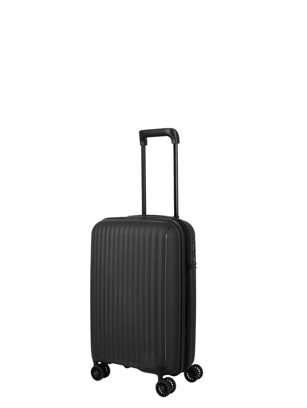 travelite Hand Luggage Suitcase with 4 Wheels for Air France, KLM + ITA, Integrated TSA Combination Lock, Skymate Compact, Hard Shell Trolley with Volume Extension, 55 x 35 x 23 cm, 40 L, 1.9 kg