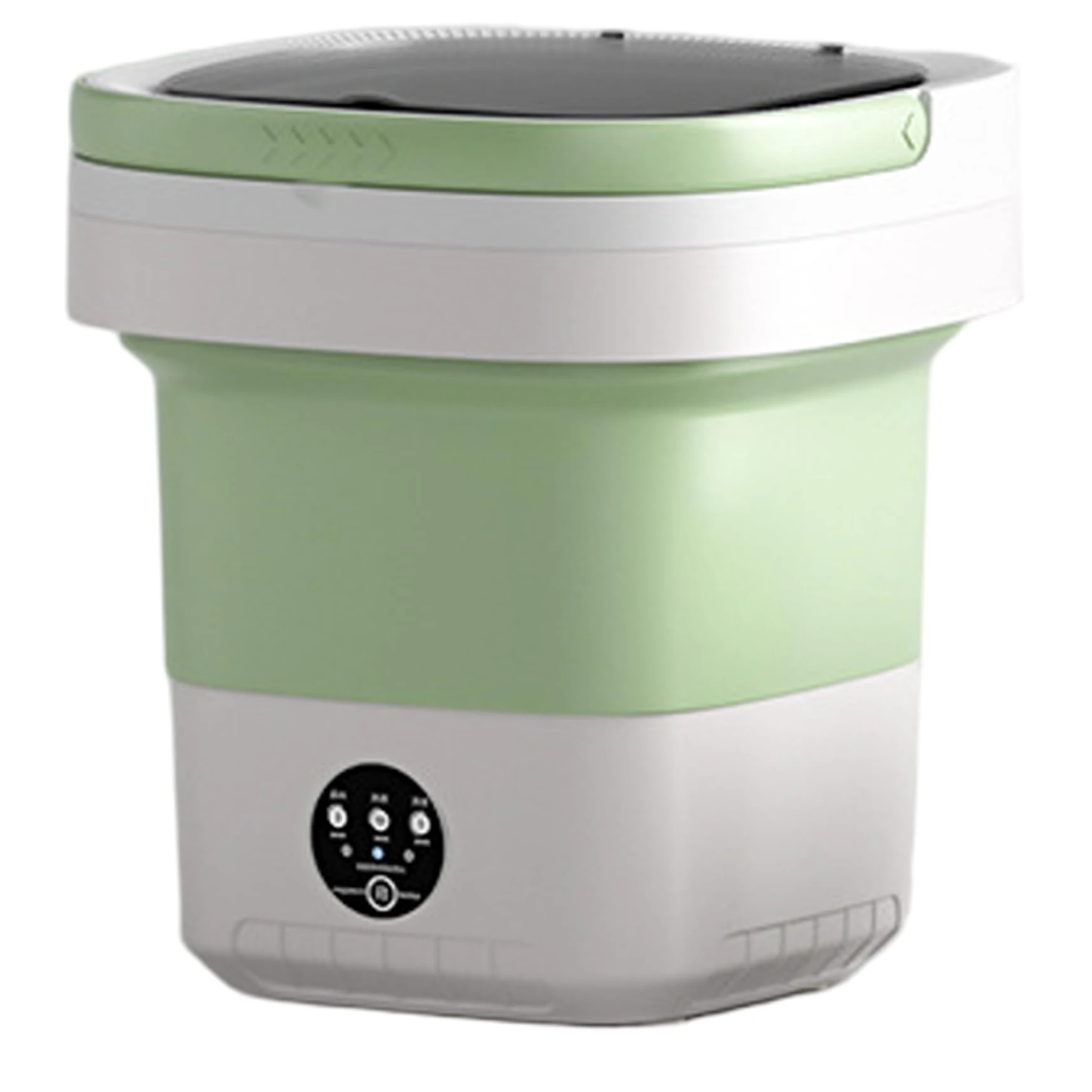 Portable Washing Machine, 12L Foldable Mini Washing Machine with Detachable Draining Basket for Underwear, Baby Clothes Socks