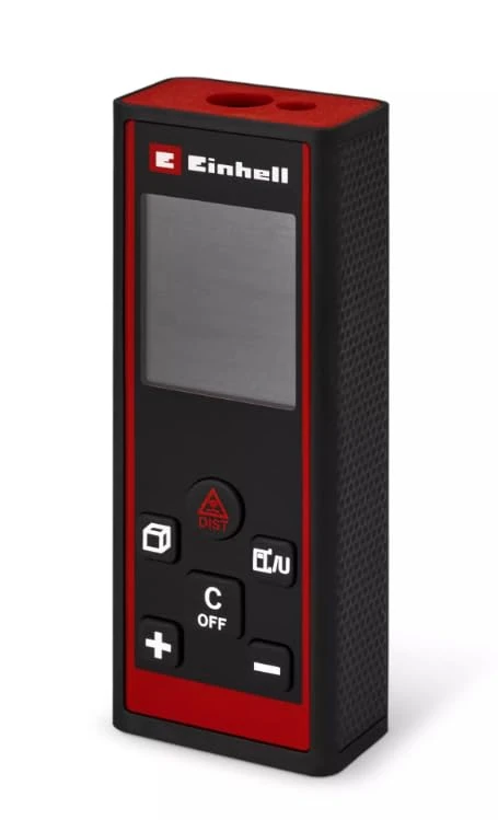 Einhell TC-LD 60 R laser rangefinder (max. range 60 m, measuring modes, distances, surfaces, volumes, Pythagoras, tracking, continuous measurement, LCD display, without batteries)
