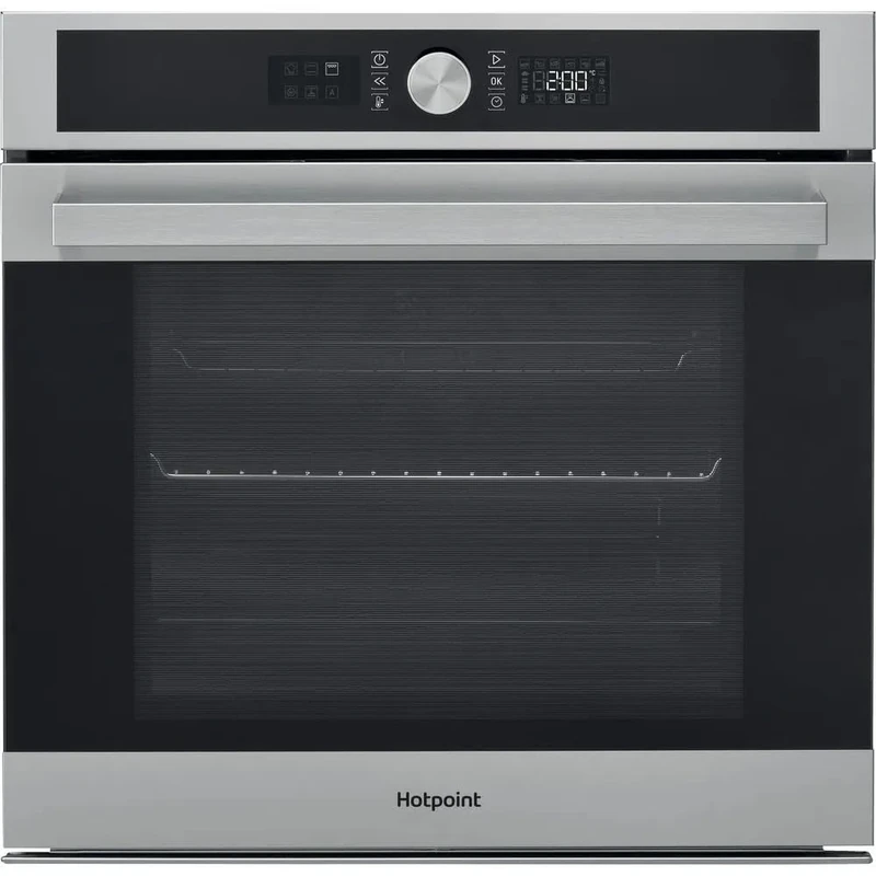 SI5 854 P IX Built-In Single Electric Oven with Pyrolytic Self-Cleaning, Multifunction Cooking, Digital Display, Stainless Steel, Energy Class A+