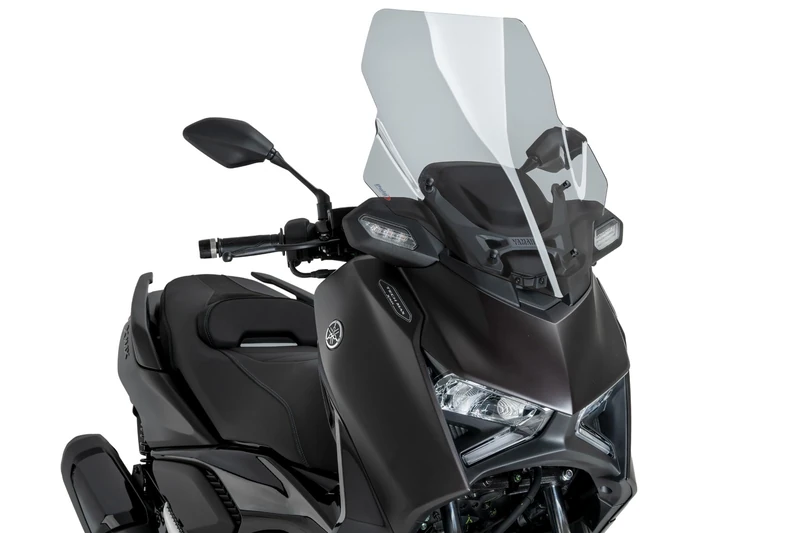 Puig 22544H V-Tech Line Touring Screen, made of 4 mm acrylic with aerodynamic design wind tunnel tested, handguard compatible, TÜV approved and easy mounting, Smoke