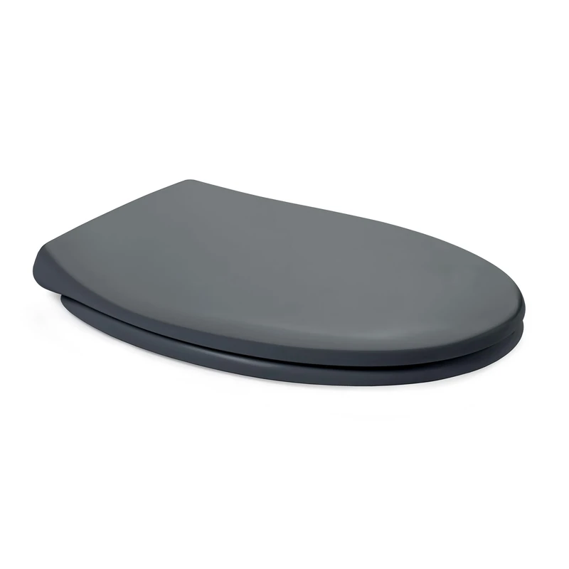TATAY Universal Duroplast Toilet Seat - Soft Close - Dark Grey