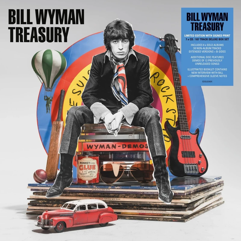Bill Wyman, Treasury - Signed Version, Deluxe Packaging