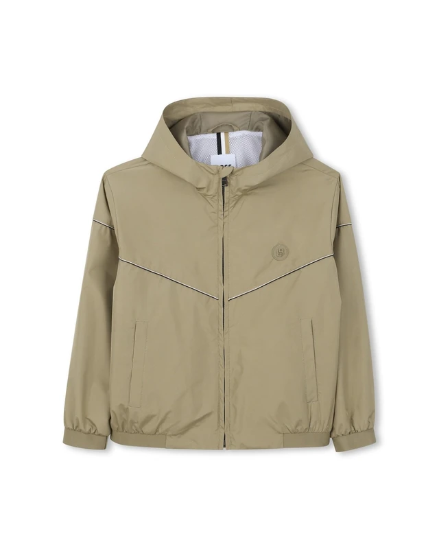 BOSS Hooded Jacket Boy's, Grey, 12 Years
