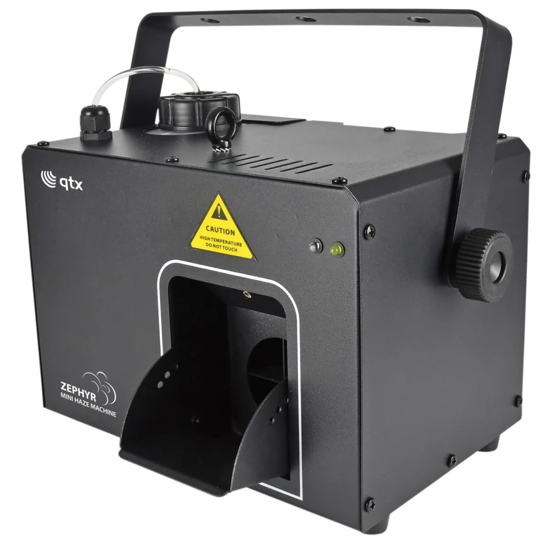 QTX | Zephyr-500 Compact Haze Machine – 500W Portable Fog & Haze Effect for Small & Medium Venues, DMX & Remote Control, Reliable Atmospheric Smoke Output