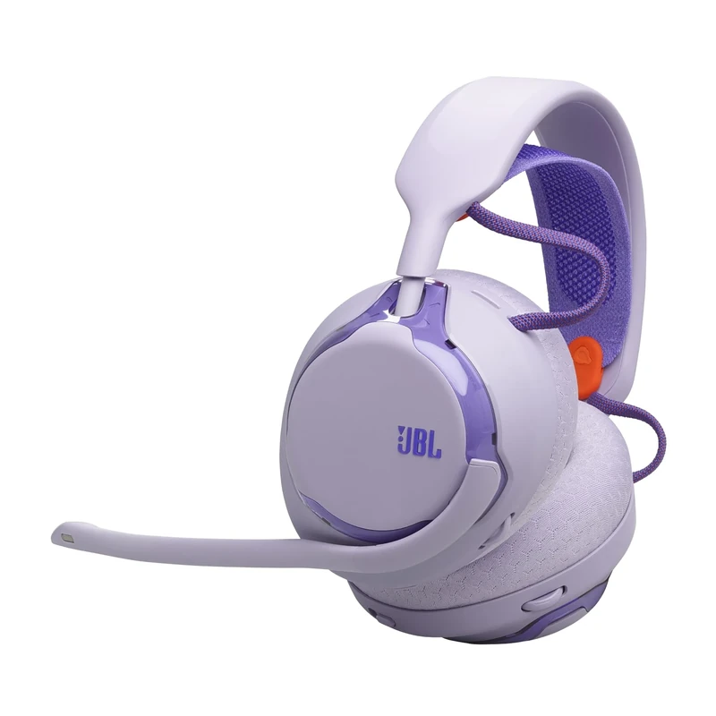 JBL Quantum 650 Wireless Bluetooth Gaming Headset with JBL Quantum Spatial Sound, Noise Cancelling Mic, USB-C Cable, 45H Battery Life and Replaceable Parts, Multiplatform Compatibility, Purple