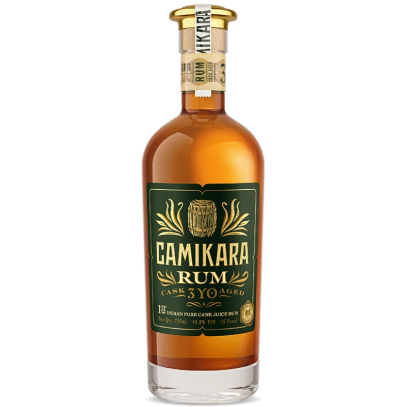 Camikara 3YO Cask Aged Premium Indian Agricole Rum - 70cl