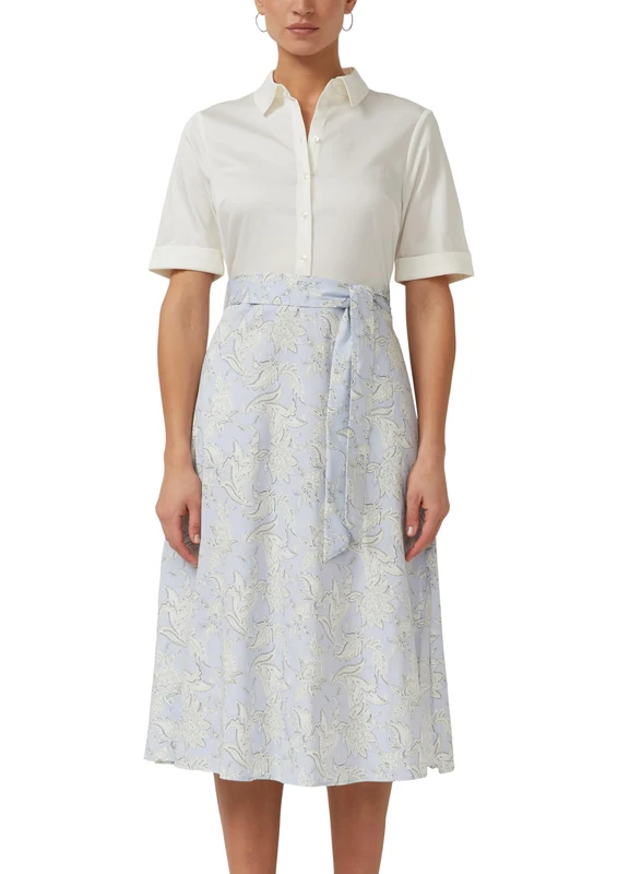 Blouse Dress with Belt
