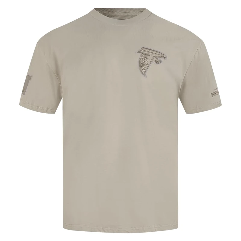 Pro Standard Men's NFL Atlanta Falcons Neutral Short Sleeve Tee Taupe 2XL