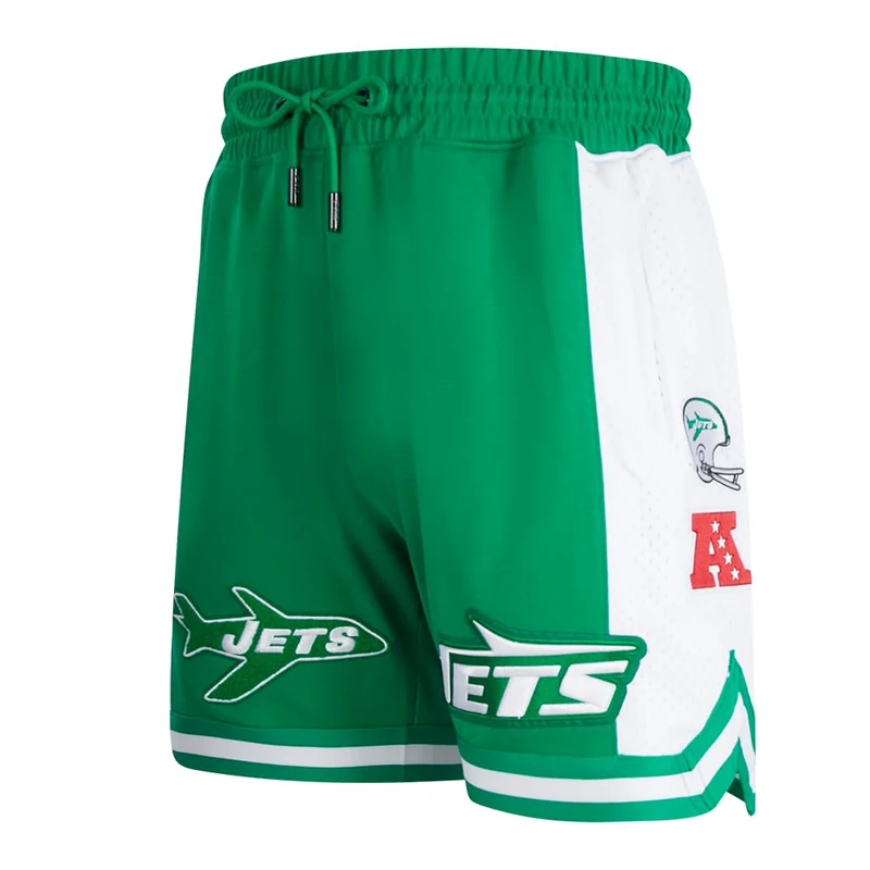 Pro Standard Men's NFL New York Jets Retro Classics Athletic Shorts Kelly Green 2XL