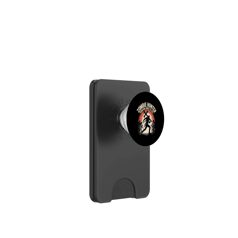 Zombie Hunter Hunting Since 33 AD Undead Slayer Apocalypse PopSockets PopWallet for MagSafe