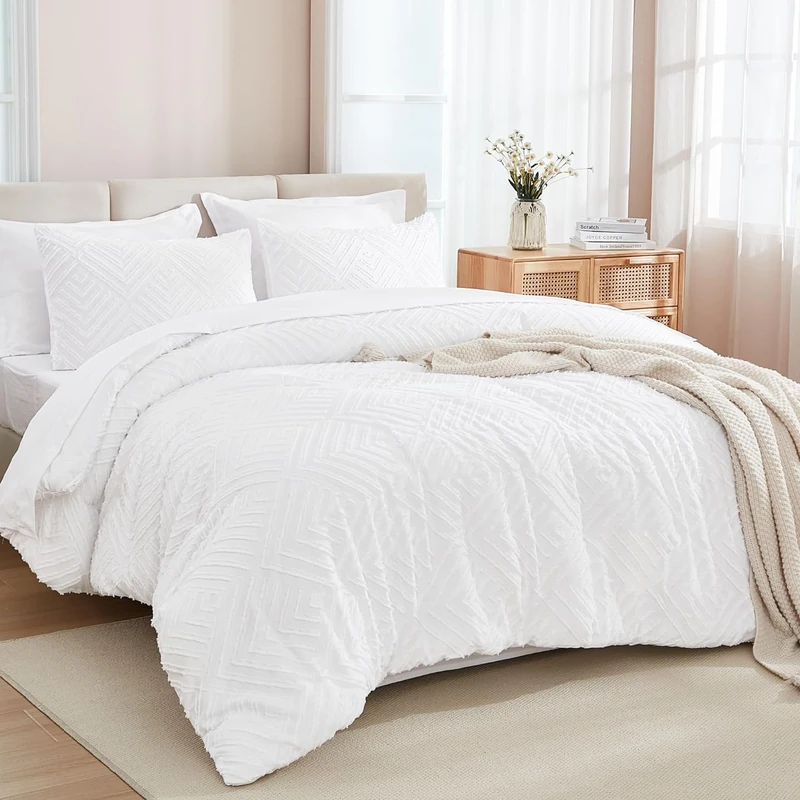 Andency Super King Plus Comforter 128x120, White