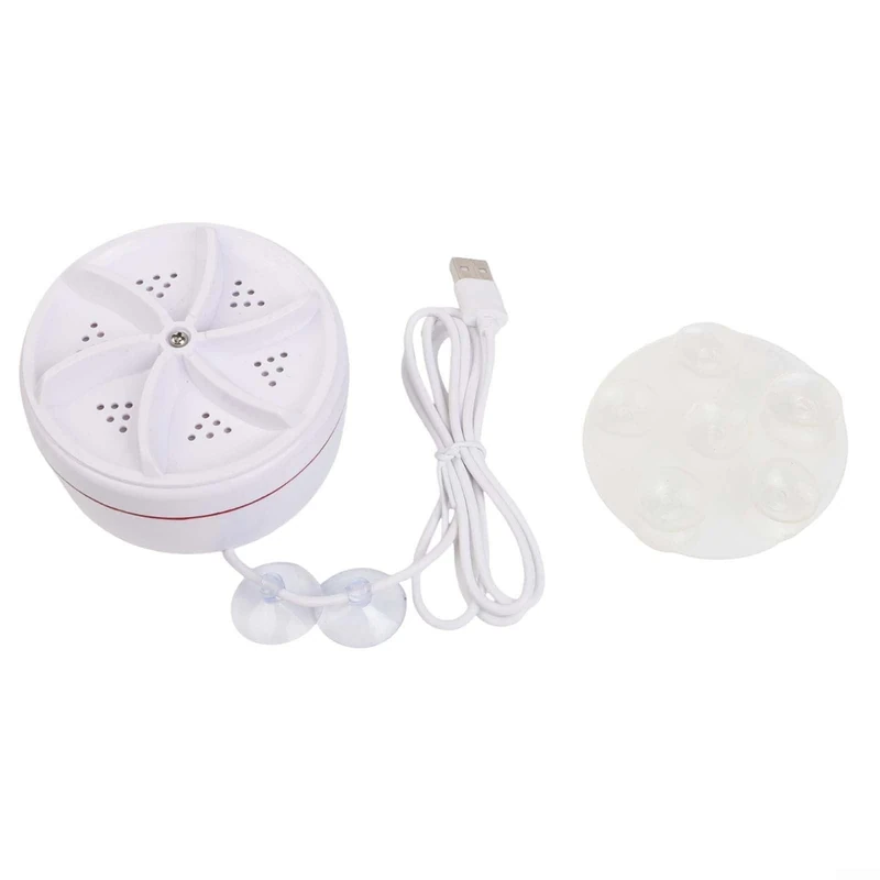 Mini portable For washing machine with turbine cleaning for socks and underwear, also serves as a dishwasher for small dishes and utensils during travel - Image 1