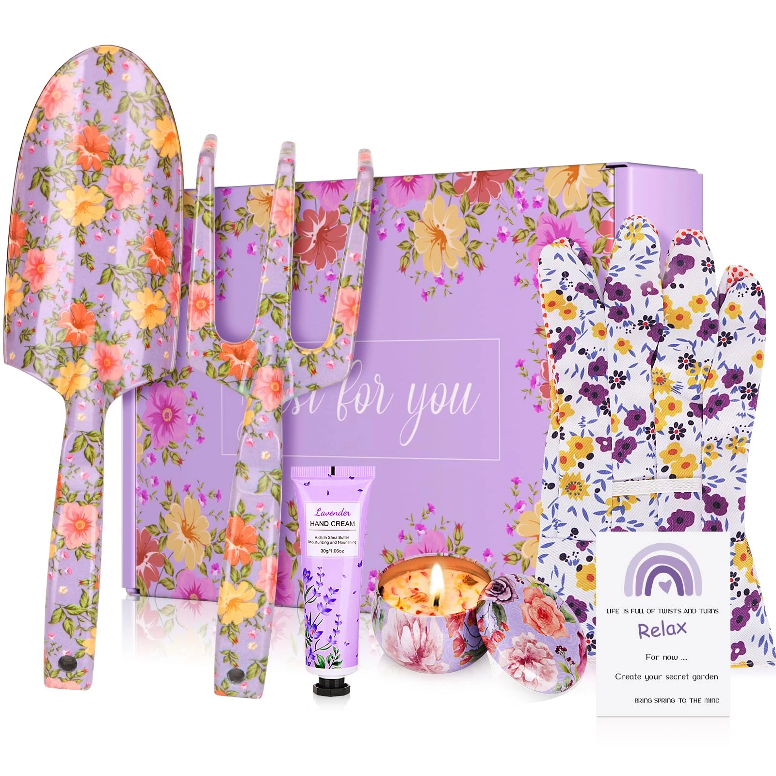 Gardening Gifts for Women, Birthday Gifts for Women Mum, Present for Her: Mum Grandma,Ladies Pamper Hamper Mummy Garden Gift, Gift for 50Th 60Th 70Th Birthday, Retirement, Christmas, Mother Day