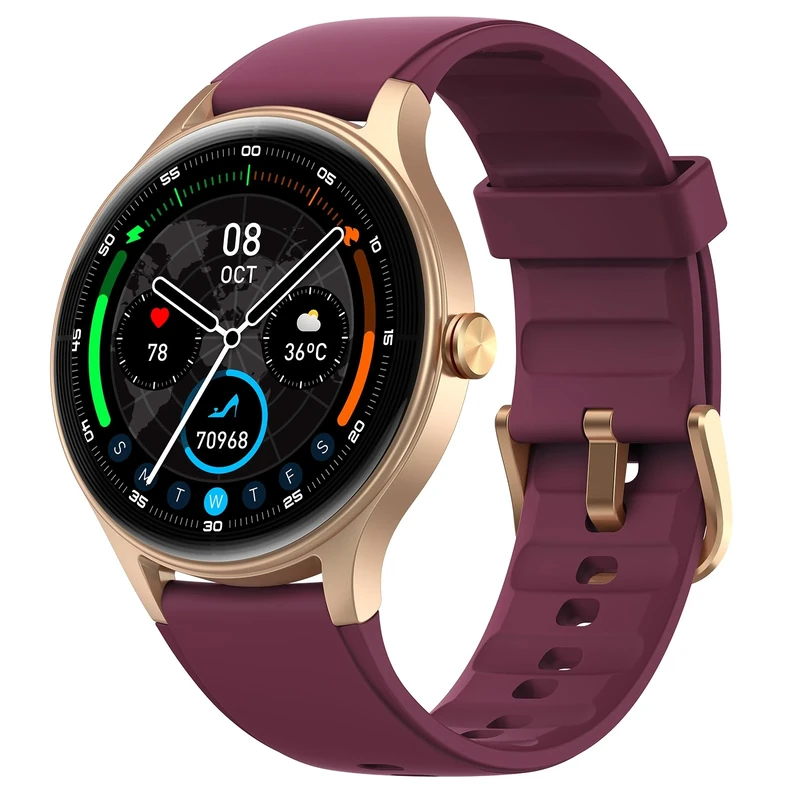 Woneligo Smart Watches for Men Women, 1.27" HD 40mm Round Smartwatch with Bluetooth Calls (Make/Answer),Fitness Tracker with Heart Rate/Sp02/Sleep Monitor,110+ Sport Modes IP68 Waterproof