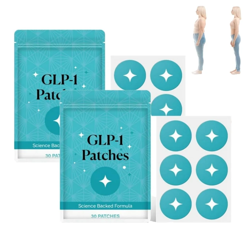 Ledisa Glp1 Patches, 2025 New Glp1 Weight Loss Patches, One Bag/30 Pieces, Gentle and Soothing, Natural Ingredients for Men and Women (2)