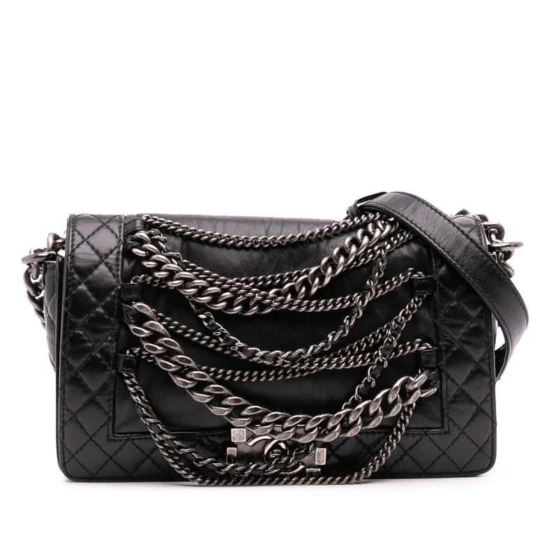 Chanel Pre-Loved Medium Calfskin Enchained Boy Flap