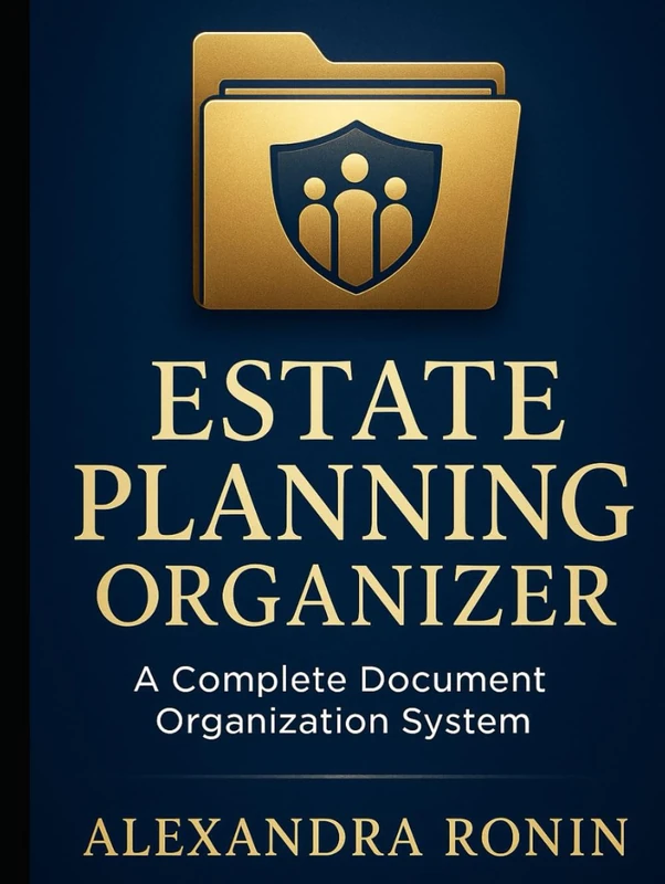 Estate Planning Organizer: A Complete Document Organization System: 100 Essential Sections for Family Legacy Planning - Image 1