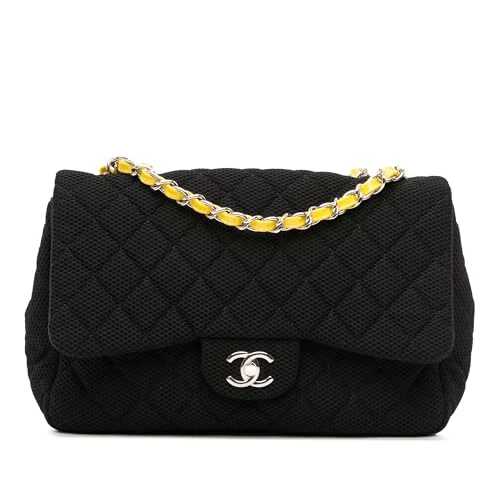 Chanel Pre-Loved Jumbo Classic Mesh Single Flap Shoulder Bag