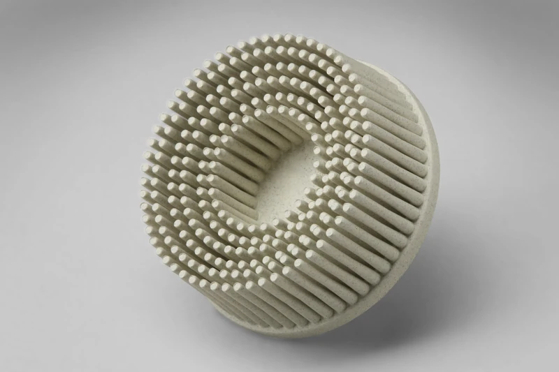 Scotch-Brite Roloc Bristle Disc RD-ZB, 76 mm x 15.8mm, P80, Yellow