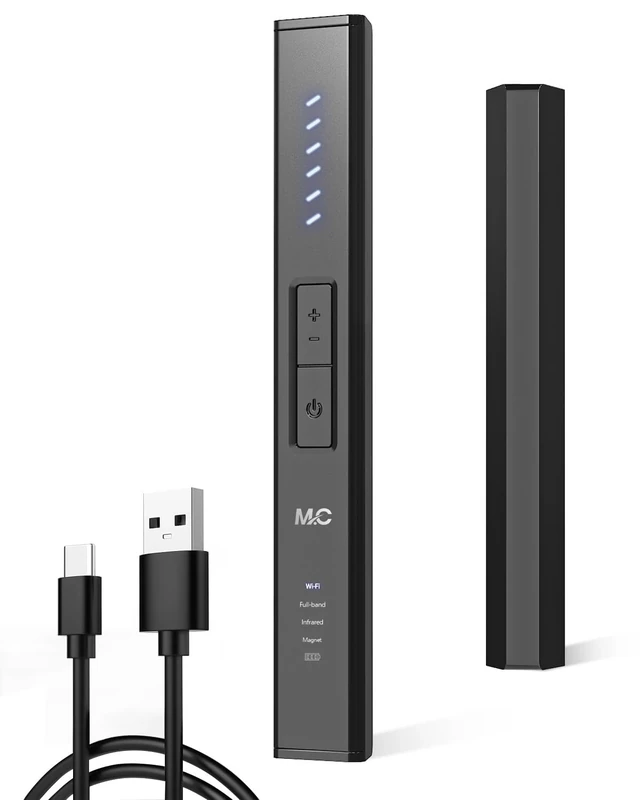 Mystery Code Hidden Camera Detectors, Bug Detector Anti Spy Camera Finder, GPS Tracker Detector Hidden Device Detector 6 Modes for Travel, Car, Bathroom,Office, Hotel