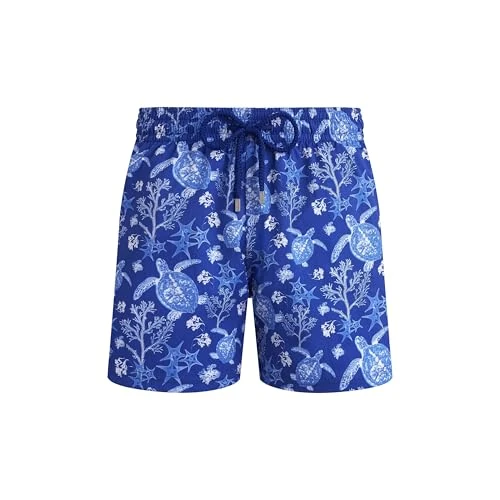 Vilebrequin, Stretch Short Swim Shorts X-Ray Turtles, Marrakech
