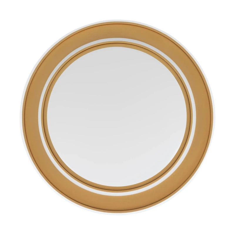 Eglo LED Ceiling Light Fixture Moschetta, Round with Remote Control, Hallway lamp, Bedroom Lighting in Gold Metal and White Plastic, Warm to Cool White, Ø 40 cm