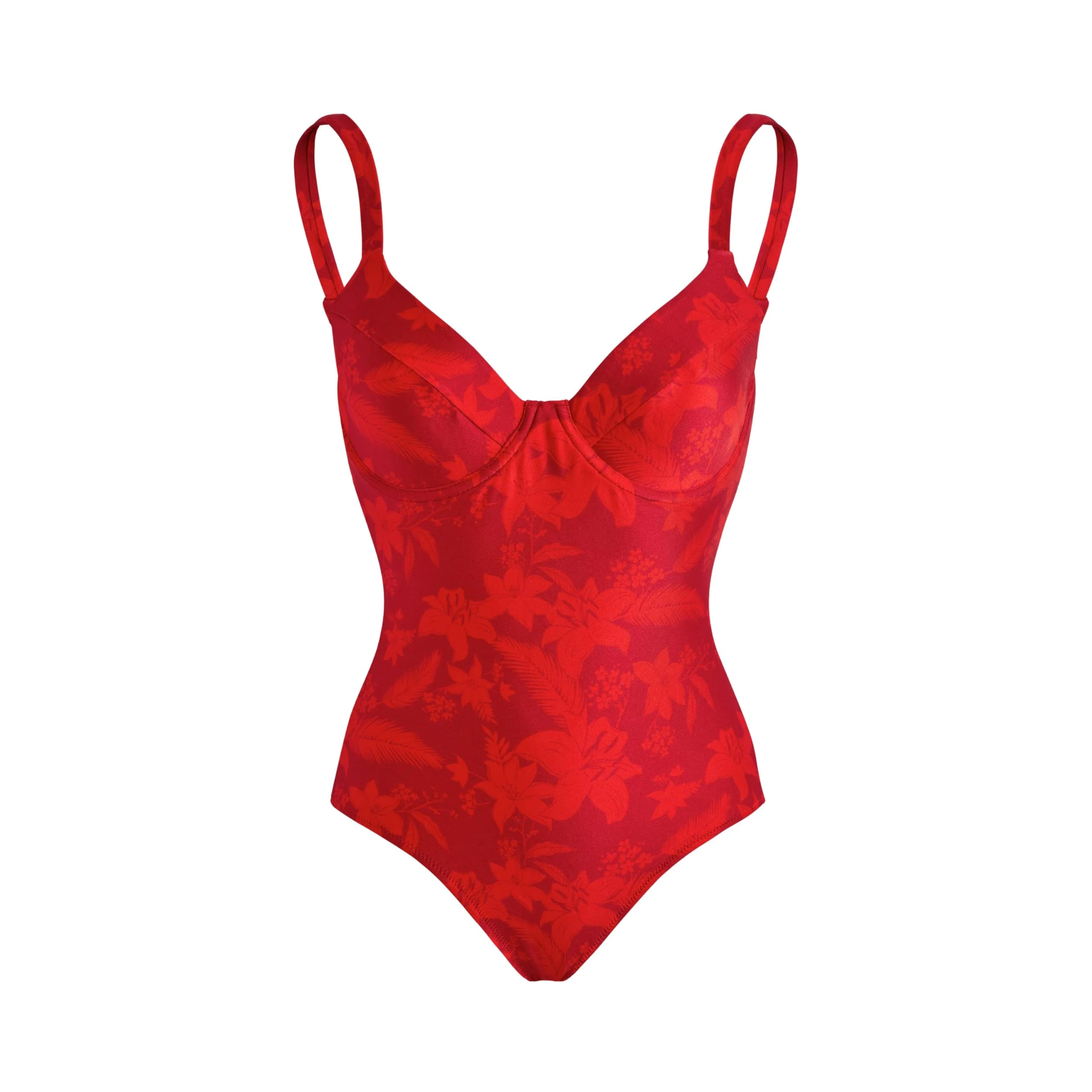 Vilebrequin, Underwire One-Piece Swimsuit Flower Power, Lipstick