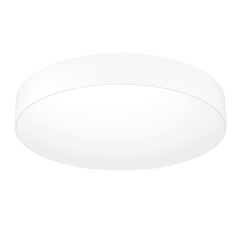 Eglo Connect.z Smart-Home LED Ceiling Light Fixture Gallizzi-Z, Ø 49 cm, ZigBee, Matte, app and Alexa Control, Warm to Cool White, RGB, dimmable Lighting, White Flush Mount lamp