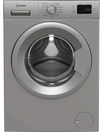 Indesit Push&Go IP 946S 9kg Freestanding Washing Machine – Silver – Push&Go One-Touch Programmes, 1400rpm Spin, Energy Efficient, Quick Wash, Cotton, Mixed, Delicates & Eco Cycles