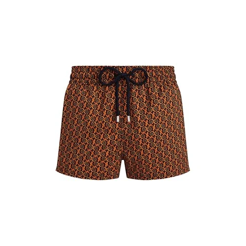 Vilebrequin, Short Swim Shorts Graphic Wrinkles, Navy